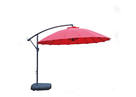 دنده های فایبرگلاس چتر معلق در فضای باز برای حیاط مبلمان باغ پاسیو