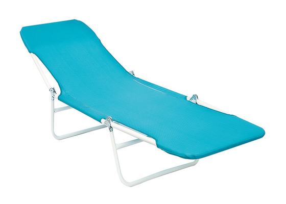 صندلی آفتاب گیر قابل جمع شدن قابل حمل CE Camping ، صندلی های صندلی آفتاب گیر تخت خواب شونده Textilene