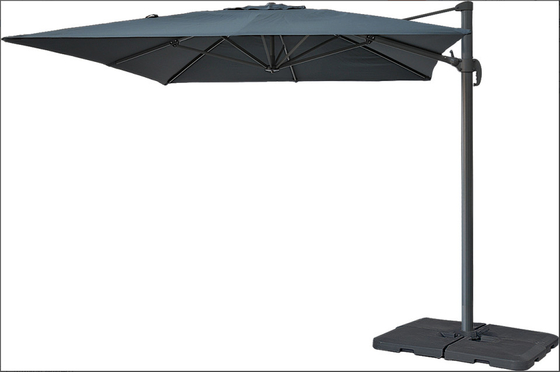 چتر رومی کوچک 2.7x2.7M در فضای باز با دنده های انعطاف پذیر