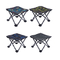 چهارپایه مربعی کوچک تاشو استیل آکسفورد برای پیاده روی ماهیگیری