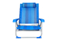 صندلی ماسه ای ساحلی کوله پشتی صندلی باغی صندلی تکیه دار Textilene در فضای باز
