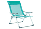 صندلی های ماسه ای تاشو آلومینیوم نساجی برای مبلمان باغی که در ساحل قرار گرفته اند