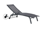 صندلی صندلی راحتی ساحلی قابل تنظیم تاشو آفتابگیر پارچه ای سنگین