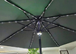 300x245cm 8 Rib Stole Strales Parasol Garden Umbrella با سیستم بلندگوی بلوتوث