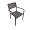 صندلی پلاستیکی باغ 83.5 سانتی متری صندلی پشته فلزی مبلمان فضای باز