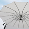 چتر آویزان ضد باد در فضای باز 3M دنده فولادی قطب آلومینیومی