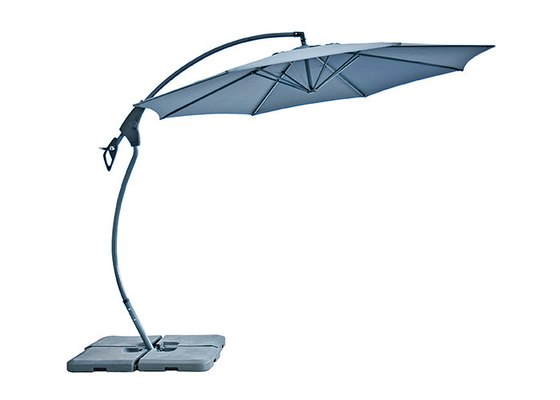چتر آویزان در فضای باز با خمش آلومینیوم با پایه φ250x245cm اندازه
